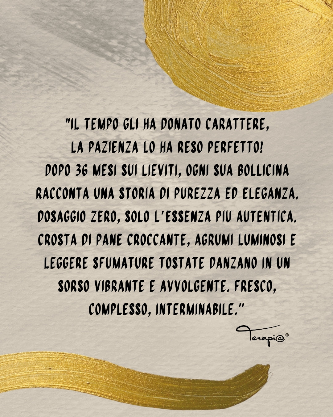 Terapi@ Metodo Classico Bianco Pas Dosé Millesimato - 3 o 6 bottiglie